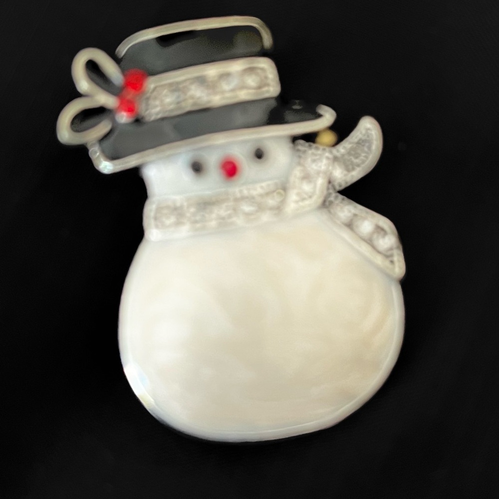 Snowman Christmas Brooch-Brooches are Back 2024/2025